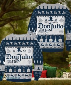 3D Don Julio Tequila Reservade 1942 Ugly Sweater Christmas