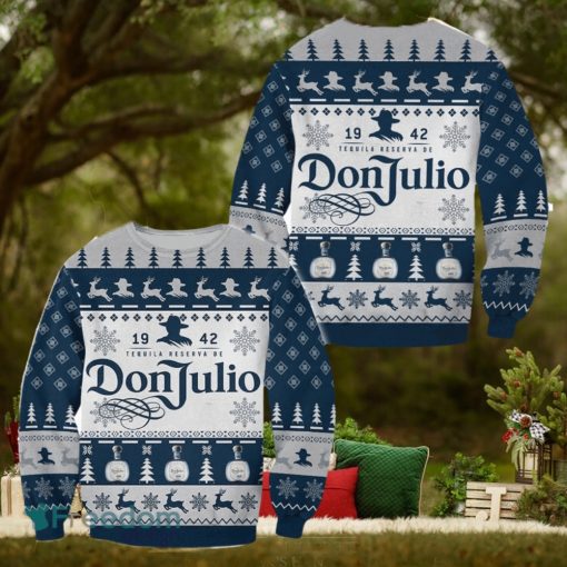 3D Don Julio Tequila Reservade 1942 Ugly Sweater Christmas