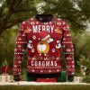 3D Cardigan Welsh Corgi Santa Printed Paws Christmas Funny Ugly Sweater