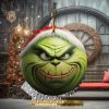 3D Grinchmas Smile Ornament, Grinch Christmas Tree Decorations 2023