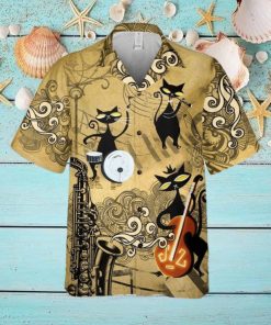 3D Hawaiian Shirt For Cat Lovers Showcasing Unique Print