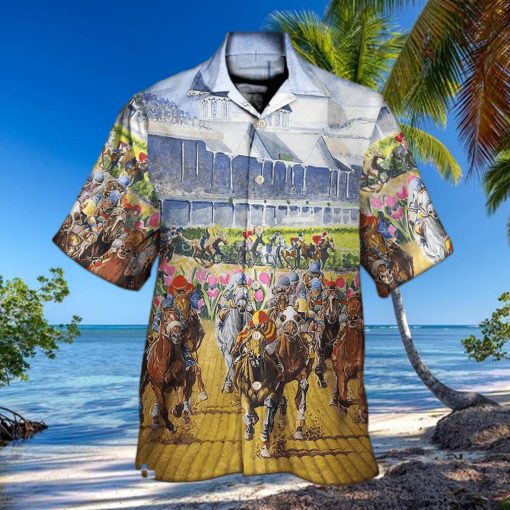 3D Horseback Riding Eat Sleep Horse Again Hawaiian Shirt