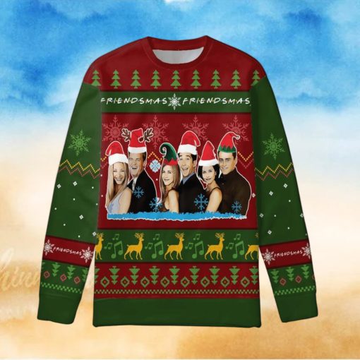 3D Print Friends Ugly Christmas Sweater Christmas Gift For Men And Women