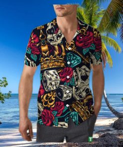 3D Retro Sugar Skull Halloween Shirt Sunset Gift For Men And Women Holiday