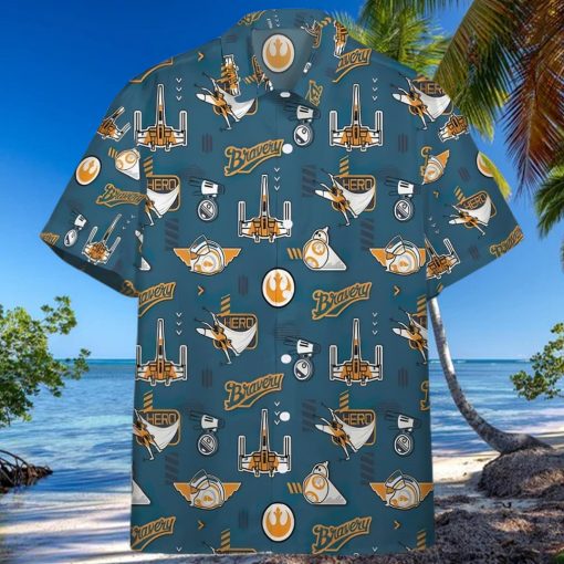 3D Star Wars Badge Custom Hawaiian Shirt