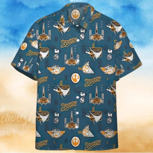 3D Star Wars Badge Custom Hawaiian Shirt