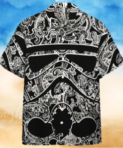 3D Star Wars Bandana Black And White Custom Hawaiian Shirt