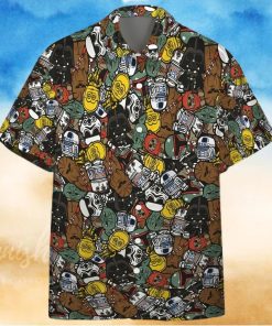3D Star Wars Mini Characters Custom Hawaiian Shirt