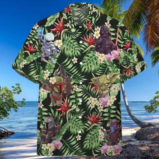 3D Star Wars Mini Characters The Floral Vibe Custom Hawaiian Shirt