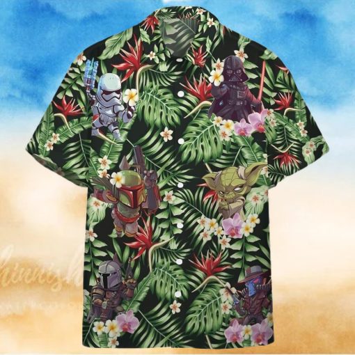 3D Star Wars Mini Characters The Floral Vibe Custom Hawaiian Shirt