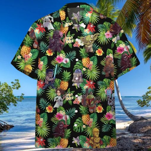 3D Star Wars Tropical Vibe Custom Short Sleeves Shirt