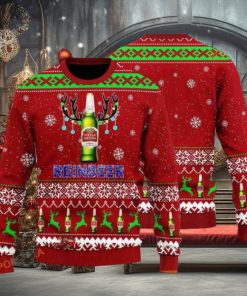 3D Stella Artois Reinbeer Christmas Funny Ugly Sweater