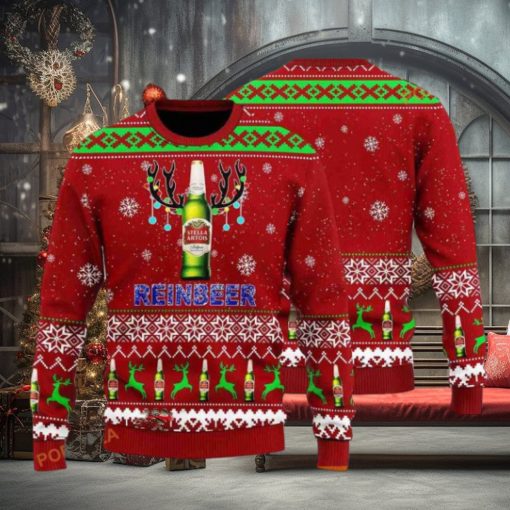 3D Stella Artois Reinbeer Christmas Funny Ugly Sweater