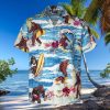 NCAA Kansas Jayhawks Hawaiian Shirt Hibiscus Flower Pattern Aloha