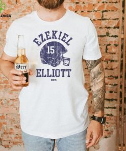 Ezekiel Elliott New England Helmet Font Shirt