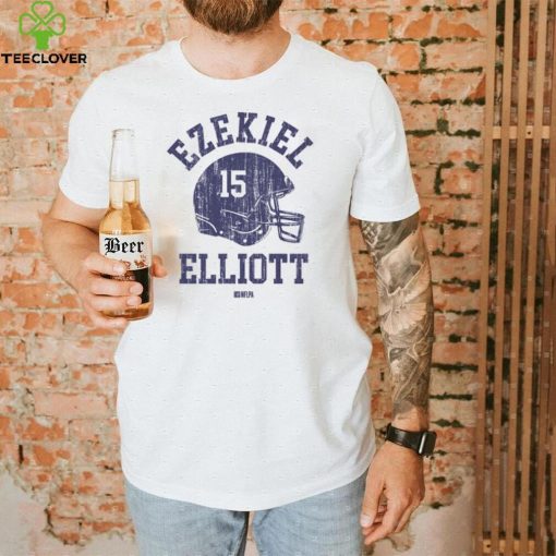 Ezekiel Elliott New England Helmet Font Shirt