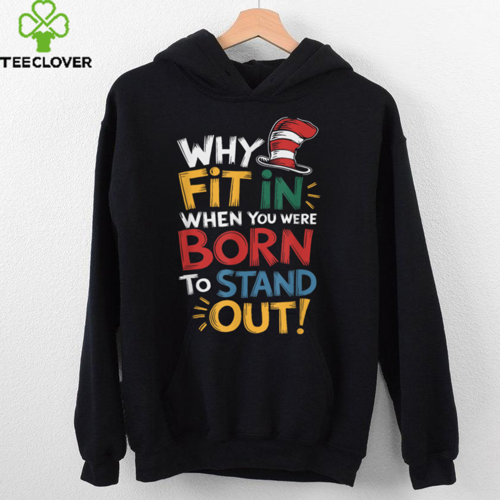 Autism Awareness Why Fit In Doctor Teacher Cat In Hat Cool T Shirt Autism Awareness Why Fit In Doctor Teacher Cat In Hat Cool T Shirt