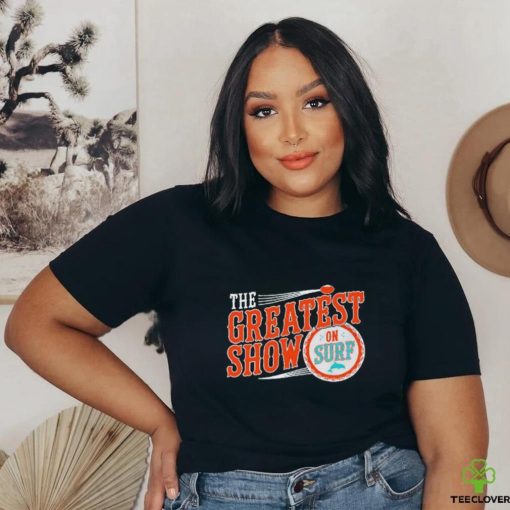 Miami Dolphins the greatest show on surf shirt