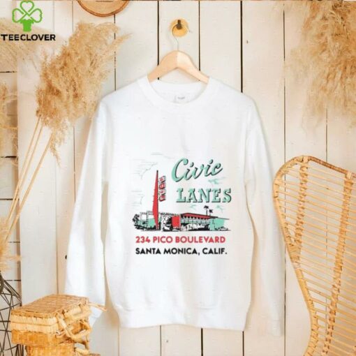 Civic Lanes 234 Pico Boulevard Santa Monica CA shirt