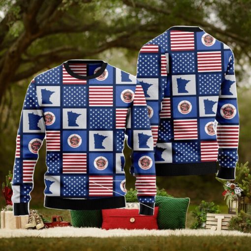 Amazing Minnesota Ugly Christmas Sweater AOP All Over Printed Sweater