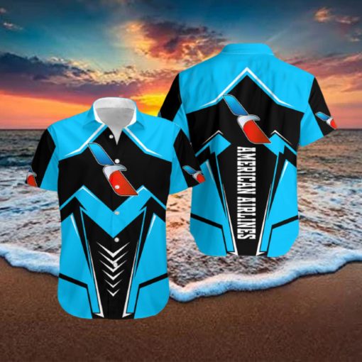 3d All Over Printed American Airlines Short Sleeve 3D Hawaiian Shirt Summer Gift