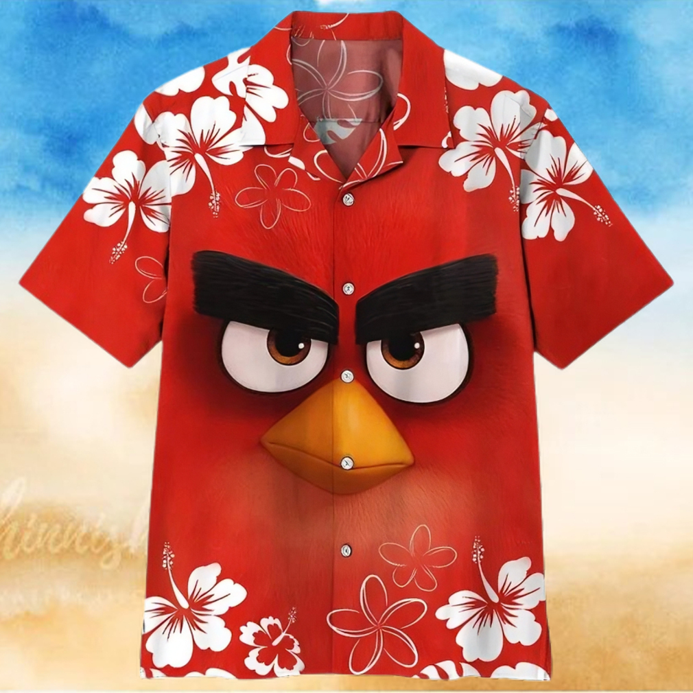 3d Angry Bird Hawaiian Shirt Outfit