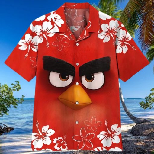 3d Angry Bird Hawaiian Shirt Outfit