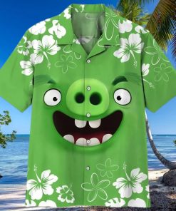 3d Angry Bird Pig Hawaiian Shirt Cheap