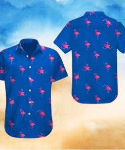 3d Flamingo Aop Aloha Shirt Hawaiian Aloha Shirt