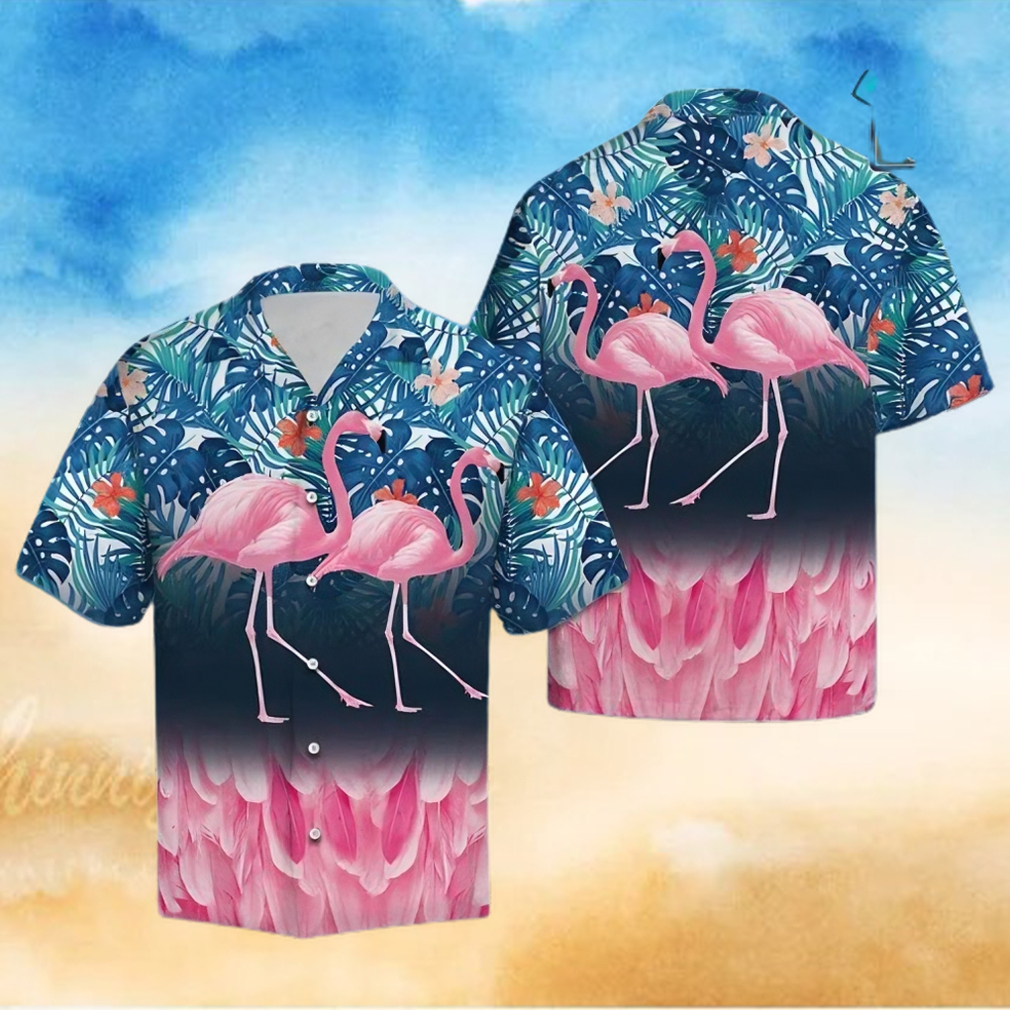 3d Flamingo Hawaiian Shirt