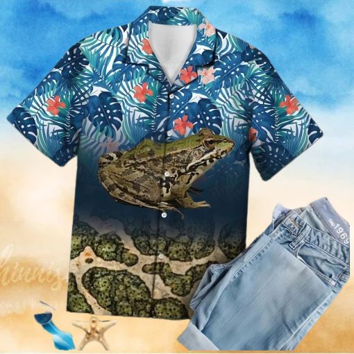 3d Frog Hawaiian Shirt