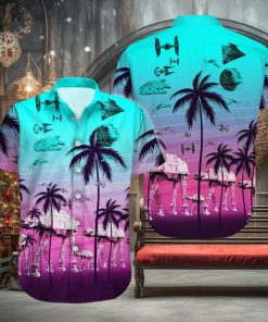 Star Wars Movie Lover Star Wars Light Blue Hawaiian Shirt