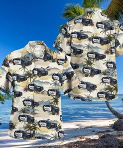 Palm Beach Gardens Palm Beach County Palm Beach Gardens Ford Police Interceptor Utility Hawaiian Shirt