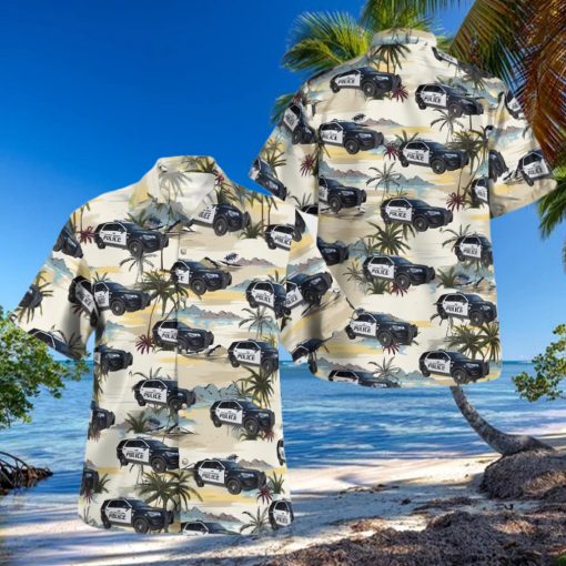 Palm Beach Gardens Palm Beach County Palm Beach Gardens Ford Police Interceptor Utility Hawaiian Shirt