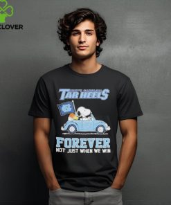 Official North Carolina Tar Heels Snoopy Forever Fan T Shirt