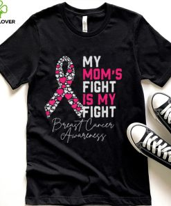 My Moms Fight Is My Fight Breast Cancer Awareness Support T Shirt1