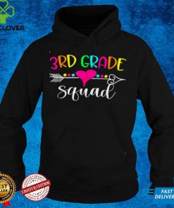 3rd Grade Squad Hello Third Grade Teacher Back To School Shirt