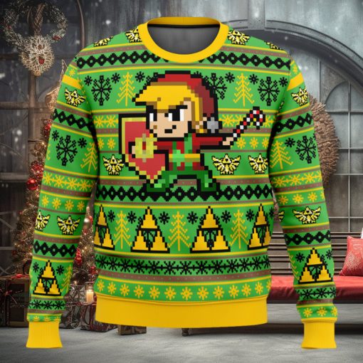Zelda Holiday Link Ugly Christmas Sweater