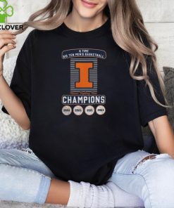 4 Time Big Ten Men’s Basketball Champions 2024 Illinois Shirt