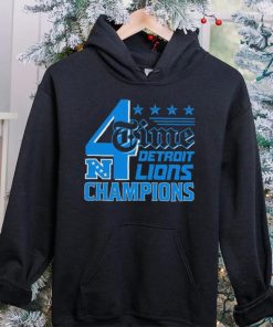 4 Time NFC Division Championships Champions Detroit Lions shirt