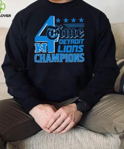 4 Time NFC Division Championships Champions Detroit Lions hoodie, sweater, longsleeve, shirt v-neck, t-shirt