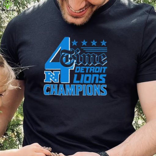 4 Time NFC Division Championships Champions Detroit Lions hoodie, sweater, longsleeve, shirt v-neck, t-shirt