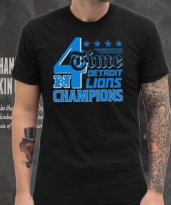 4 Time NFC Division Championships Champions Detroit Lions hoodie, sweater, longsleeve, shirt v-neck, t-shirt