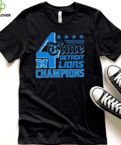 4 Time NFC Division Championships Champions Detroit Lions hoodie, sweater, longsleeve, shirt v-neck, t-shirt