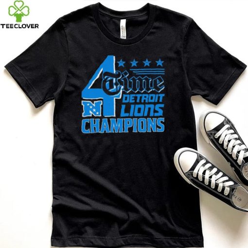 4 Time NFC Division Championships Champions Detroit Lions hoodie, sweater, longsleeve, shirt v-neck, t-shirt