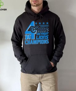 4 Time NFC Division Championships Champions Detroit Lions hoodie, sweater, longsleeve, shirt v-neck, t-shirt