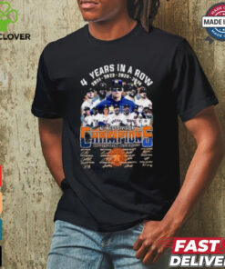 4 Years In A Row 2021 – 2024 Teams Al West Division Champion Houston Astros Shirt