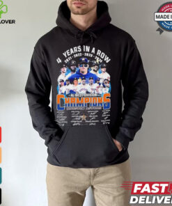 4 Years In A Row Houston Astros We Own The 2024 AL West Division Champions Signatures Shirt
