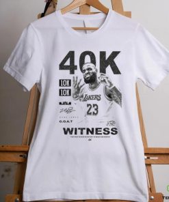 40K 10K 10K ZAKERS 23 2328 KING JARES G.O.A.T WITNESS hoodie, sweater, longsleeve, shirt v-neck, t-shirt