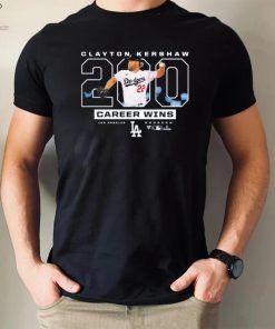 Clayton Kershaw Los Angeles Dodgers 200 Career Wins MLB Shirt